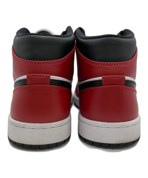 NIKE（ナイキ）NIKE (ナイキ) Air Jordan 1 Mid Chicago Black Toe レッド×ブラック サイズ:28.5の古着・服飾アイテム