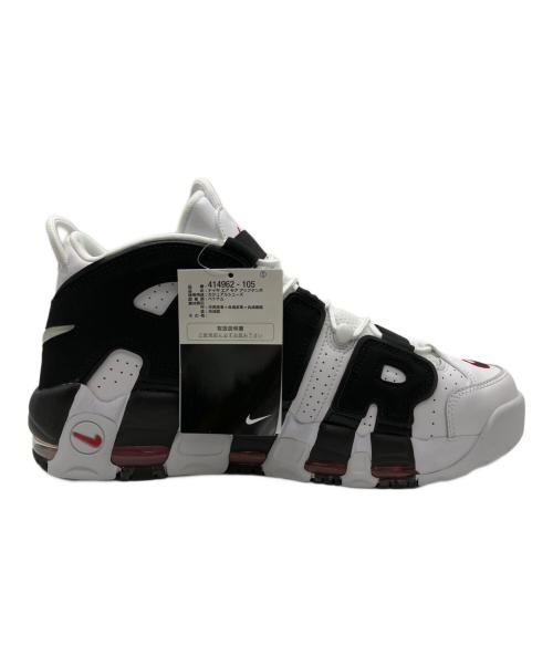 NIKE（ナイキ）NIKE (ナイキ) AIR MORE UP TEMPO ホワイト×ブラック サイズ:28の古着・服飾アイテム