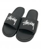 NIKE×stussyナイキ×ステューシー）の古着「BENASSI」｜ブラック