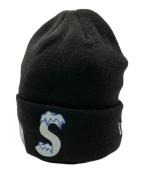 SUPREME×NEWERAシュプリーム×ニューエラ）の古着「20AW S Logo Beanie」｜ブラック