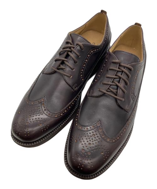 COLE HAAN（コールハーン）COLE HAAN (コールハーン) ウィングチップシューズ ダークブラウン サイズ:10の古着・服飾アイテム