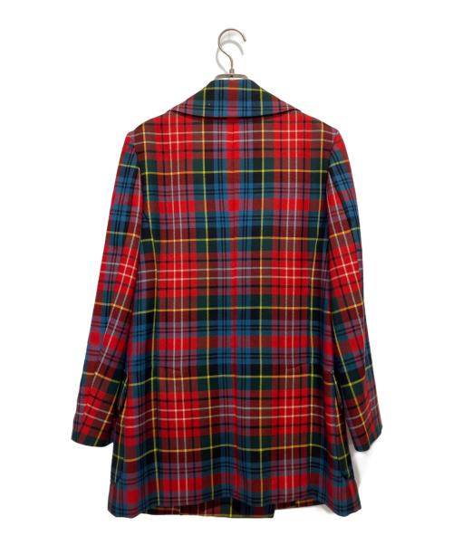 KATHARINE HAMNETT（キャサリンハムネット）KATHARINE HAMNETT (キャサリンハムネット) ダブルブレスト テーラードジャケット レッド サイズ:Mの古着・服飾アイテム
