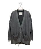 sacaiサカイ）の古着「切替カーディガン」｜グレー