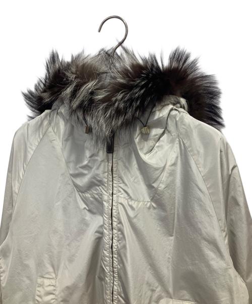 'S Max Mara（エスマックスマーラ）'S Max Mara (エスマックスマーラ) ナイロンフーデットコート グレー サイズ:40の古着・服飾アイテム