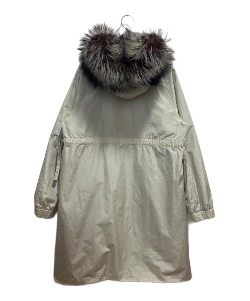 'S Max Mara（エスマックスマーラ）'S Max Mara (エスマックスマーラ) ナイロンフーデットコート グレー サイズ:40の古着・服飾アイテム