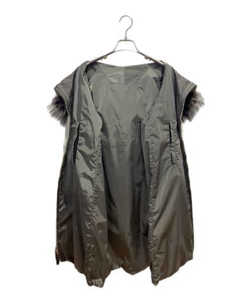 'S Max Mara（エスマックスマーラ）'S Max Mara (エスマックスマーラ) ナイロンフーデットコート グレー サイズ:40の古着・服飾アイテム