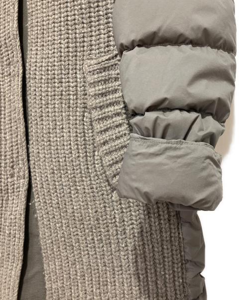 HERNO（ヘルノ）HERNO (ヘルノ) 切替ニットダウンジャケット グレー サイズ:42の古着・服飾アイテム