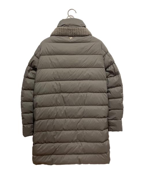 HERNO（ヘルノ）HERNO (ヘルノ) 切替ニットダウンジャケット グレー サイズ:42の古着・服飾アイテム