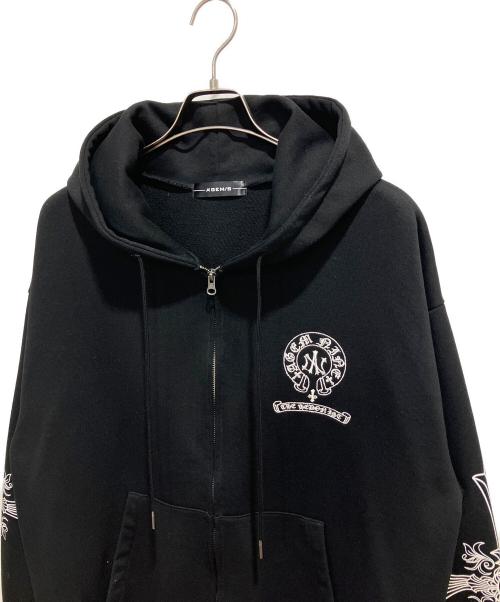 A'gem（エージェム）A'gem (エージェム) スクロールロゴジップパーカー ブラック サイズ:FREEの古着・服飾アイテム