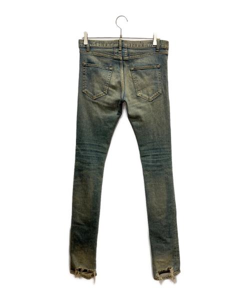 Saint Laurent Paris（サンローランパリ）Saint Laurent Paris (サンローランパリ) デストロイ加工デニムパンツ ブルー サイズ:29の古着・服飾アイテム