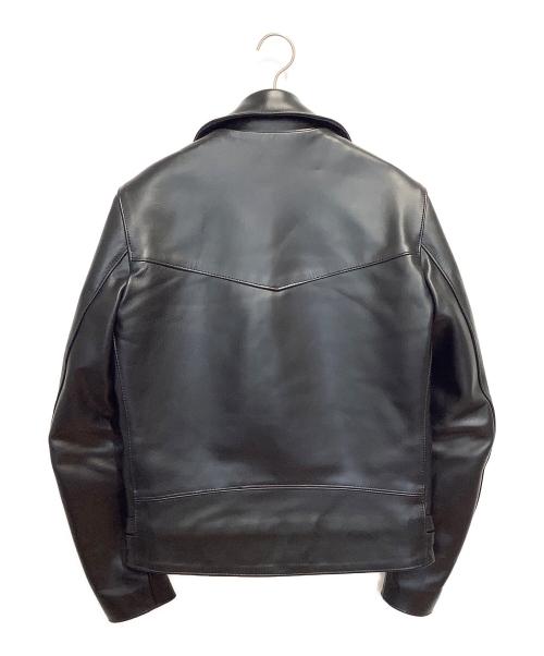 Lewis Leathers（ルイスレザース）Lewis Leathers (ルイスレザース) ライトニングダブルライダースジャケット ホースハイド ブラック サイズ:38の古着・服飾アイテム