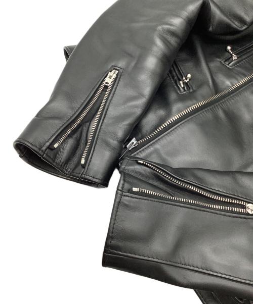 Lewis Leathers（ルイスレザース）Lewis Leathers (ルイスレザース) ライトニングダブルライダースジャケット ホースハイド ブラック サイズ:38の古着・服飾アイテム