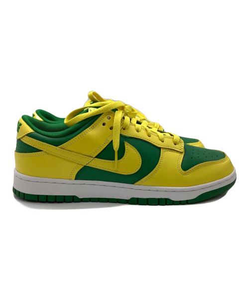 NIKE（ナイキ）NIKE (ナイキ) ローカットスニーカー グリーン×イエロー サイズ:27.5の古着・服飾アイテム
