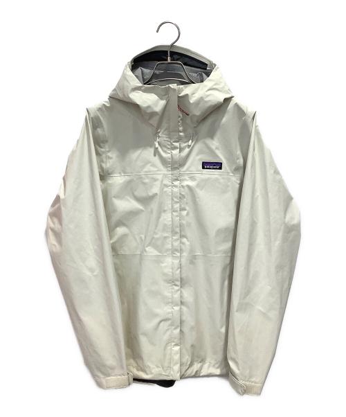 Patagonia1（パタゴニア）Patagonia1 (パタゴニア) トレントシェル3L・レイン・ジャケット ホワイト サイズ:Sの古着・服飾アイテム