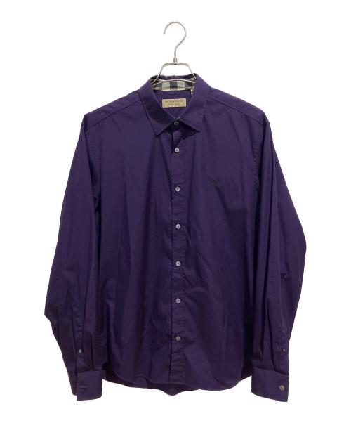 BURBERRY（バーバリー）BURBERRY (バーバリー) 長袖シャツ パープル サイズ:XLの古着・服飾アイテム