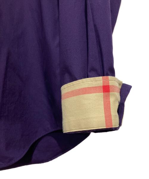 BURBERRY（バーバリー）BURBERRY (バーバリー) 長袖シャツ パープル サイズ:XLの古着・服飾アイテム