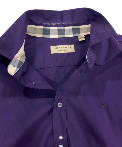 BURBERRY（バーバリー）BURBERRY (バーバリー) 長袖シャツ パープル サイズ:XLの古着・服飾アイテム