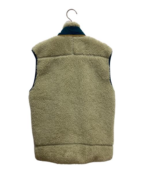 Patagonia（パタゴニア）Patagonia (パタゴニア) クラシックレトロXベスト ベージュ×ブルー サイズ:Sの古着・服飾アイテム