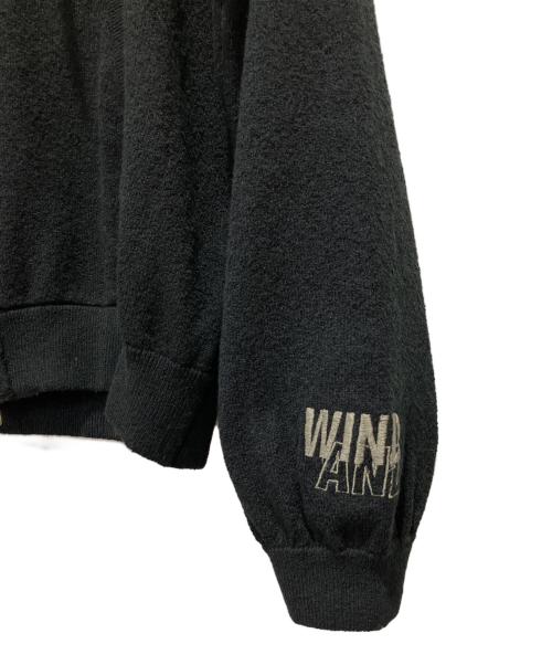 WIND AND SEA（ウィンダンシー）WIND AND SEA (ウィンダンシー) Bouclet Zip-up Hooded Sweatshirt ブラック サイズ:Sの古着・服飾アイテム