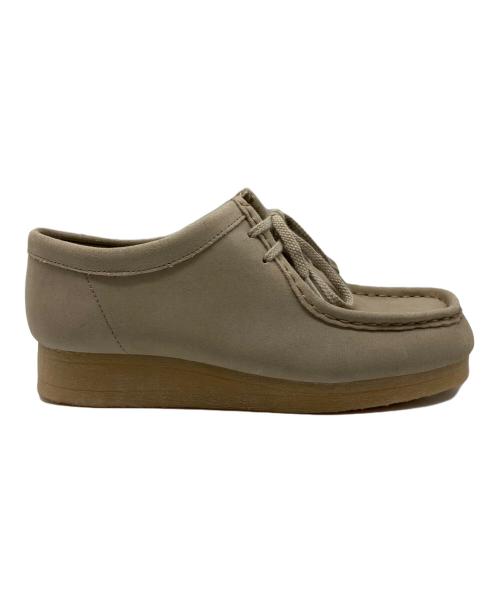 CLARKS（クラークス）CLARKS (クラークス) ワラビーシューズ ベージュ サイズ:23.5の古着・服飾アイテム
