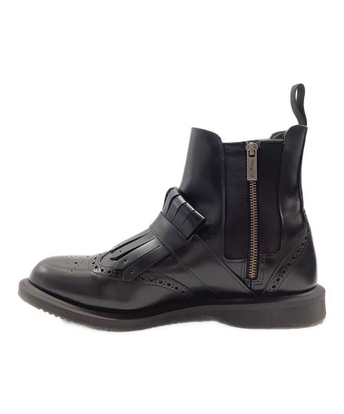 Dr.Martens（ドクターマーチン）Dr.Martens (ドクターマーチン) TINA サイドジップブーツ ブラック サイズ:UK9の古着・服飾アイテム