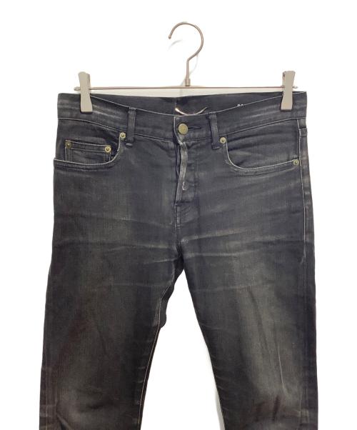Saint Laurent Paris（サンローランパリ）Saint Laurent Paris (サンローランパリ) ブラックデニムパンツ ブラック サイズ:29の古着・服飾アイテム
