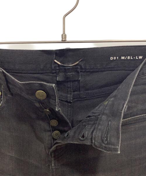 Saint Laurent Paris（サンローランパリ）Saint Laurent Paris (サンローランパリ) ブラックデニムパンツ ブラック サイズ:29の古着・服飾アイテム