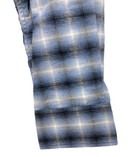 DSQUARED2（ディースクエアード）DSQUARED2 (ディースクエアード) チェックシャツ ブルー サイズ:48 未使用品の古着・服飾アイテム