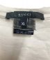 中古・古着 GUCCI (グッチ) VネックTシャツ ホワイト サイズ:XLサイズ：2500円