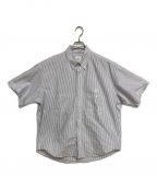 Firsthandファーストハンド）の古着「半袖シャツ」｜ブルー×ホワイト