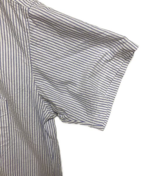 Firsthand（ファーストハンド）FIrsthand (ファーストハンド) 半袖シャツ ブルー×ホワイト サイズ:Mの古着・服飾アイテム