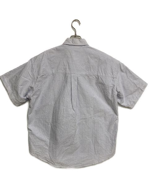 Firsthand（ファーストハンド）FIrsthand (ファーストハンド) 半袖シャツ ブルー×ホワイト サイズ:Mの古着・服飾アイテム