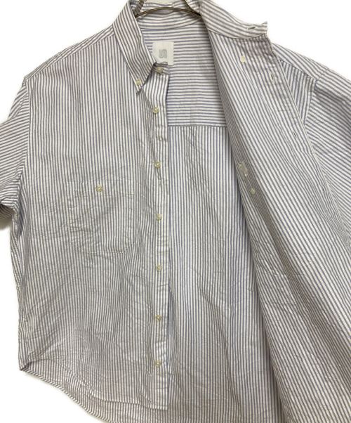 Firsthand（ファーストハンド）FIrsthand (ファーストハンド) 半袖シャツ ブルー×ホワイト サイズ:Mの古着・服飾アイテム