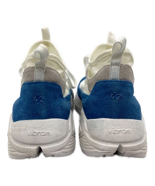 FOOT INDUSTRY（フットインダストリー）FOOT INDUSTRY (フットインダストリー) 厚底スニーカー ホワイト×ブルー サイズ:26.5㎝の古着・服飾アイテム