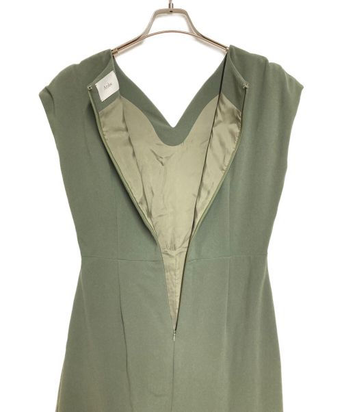 Arobe（アローブ）Arobe (アローブ) ノースリーブスキッパーワンピース グリーン サイズ:2の古着・服飾アイテム