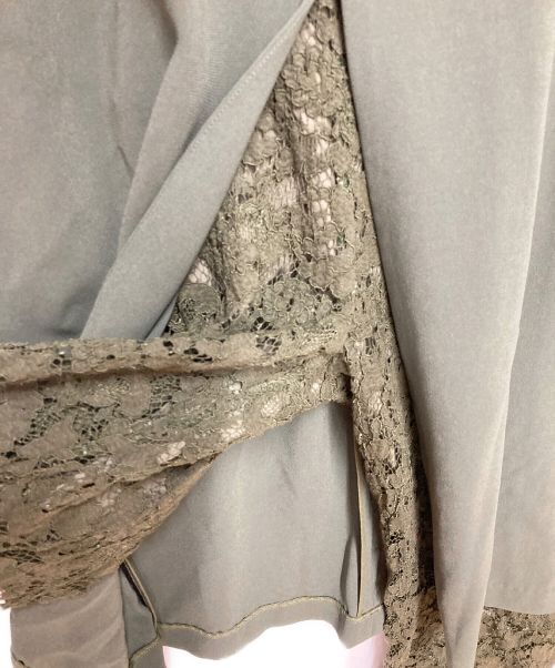 Arobe（アローブ）Arobe (アローブ) ノースリーブスキッパーワンピース グリーン サイズ:2の古着・服飾アイテム