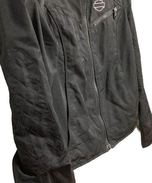 HARLEY-DAVIDSON（ハーレーダビッドソン）HARLEY-DAVIDSON (ハーレーダビッドソン) ライダースジャケット ブラック サイズ:Sサイズの古着・服飾アイテム