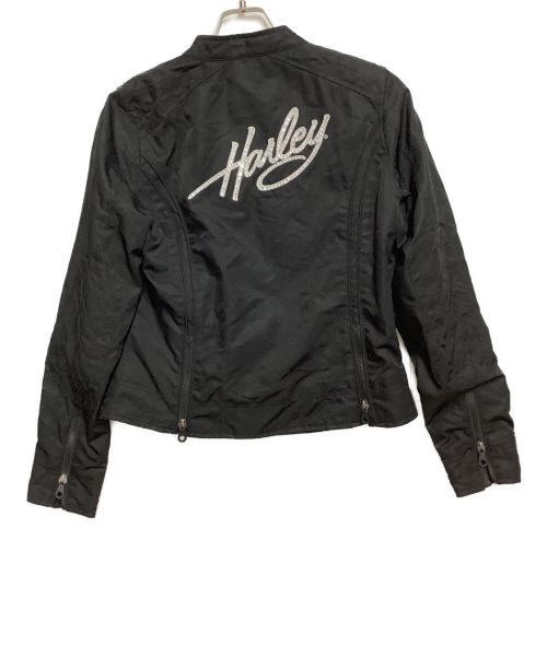 HARLEY-DAVIDSON（ハーレーダビッドソン）HARLEY-DAVIDSON (ハーレーダビッドソン) ライダースジャケット ブラック サイズ:Sサイズの古着・服飾アイテム