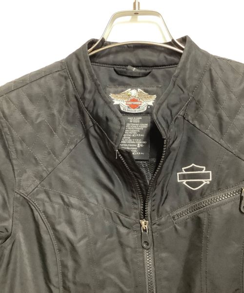 HARLEY-DAVIDSON（ハーレーダビッドソン）HARLEY-DAVIDSON (ハーレーダビッドソン) ライダースジャケット ブラック サイズ:Sサイズの古着・服飾アイテム