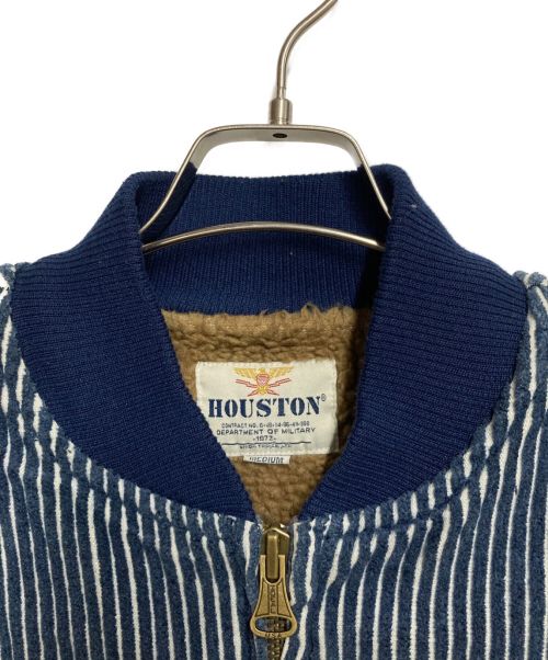 HOUSTON（ヒューストン）HOUSTON (ヒューストン) コーデュロイファラオジャケット ブルー サイズ:Mサイズの古着・服飾アイテム