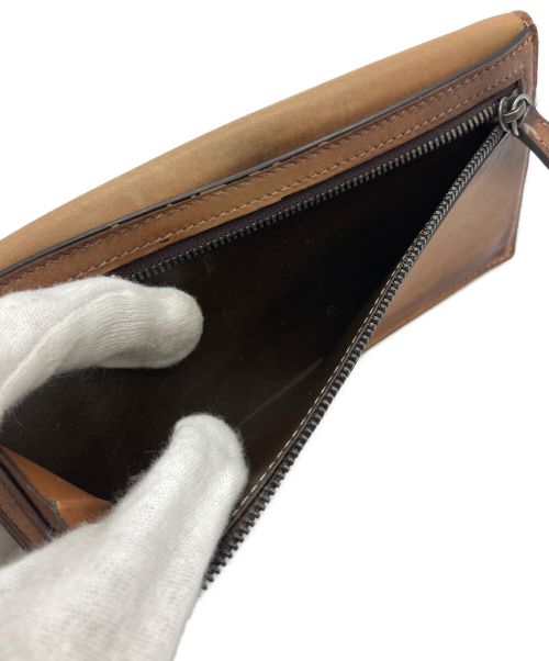 Berluti（ベルルッティ）Berluti (ベルルッティ) 長財布 ブラウン×ベージュの古着・服飾アイテム