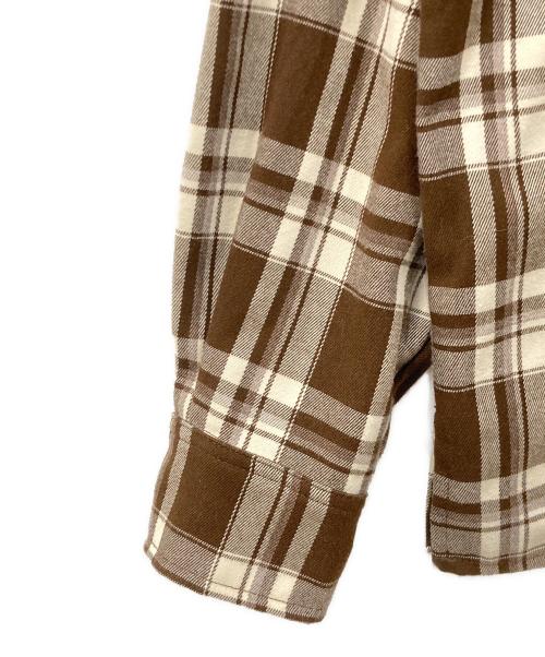 WudgeBOY（ワッジボーイ）WudgeBOY (ワッジボーイ) 長袖カットソー ブラウン サイズ:Mサイズの古着・服飾アイテム