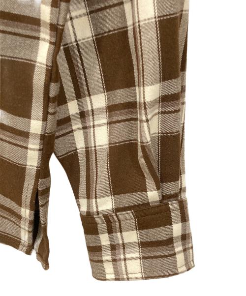 WudgeBOY（ワッジボーイ）WudgeBOY (ワッジボーイ) 長袖カットソー ブラウン サイズ:Mサイズの古着・服飾アイテム