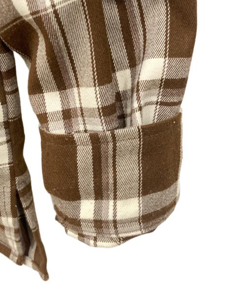 WudgeBOY（ワッジボーイ）WudgeBOY (ワッジボーイ) 長袖カットソー ブラウン サイズ:Mサイズの古着・服飾アイテム