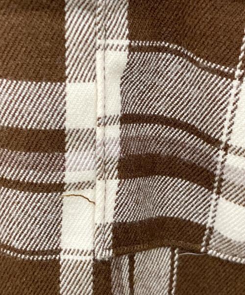 WudgeBOY（ワッジボーイ）WudgeBOY (ワッジボーイ) 長袖カットソー ブラウン サイズ:Mサイズの古着・服飾アイテム