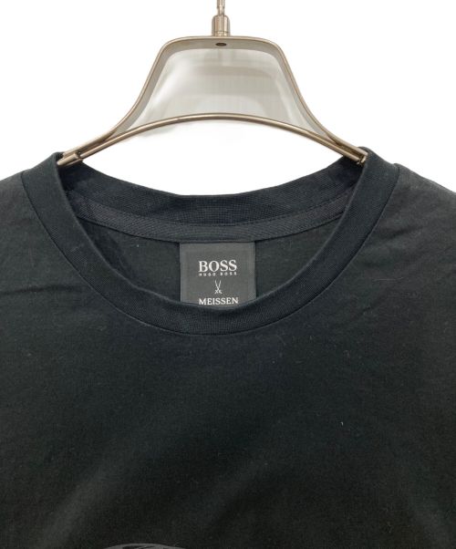 HUGO BOSS（ヒューゴ ボス）HUGO BOSS (ヒューゴ ボス) Meissen (マイセン) Tシャツ ブラック サイズ:Lの古着・服飾アイテム
