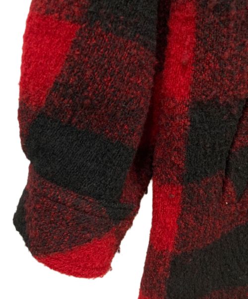 DOUBLE STANDARD CLOTHING（ダブルスタンダードクロージング）DOUBLE STANDARD CLOTHING (ダブルスタンダードクロージング) 裾フリンジジャケット レッド×ブラック サイズ:Fの古着・服飾アイテム