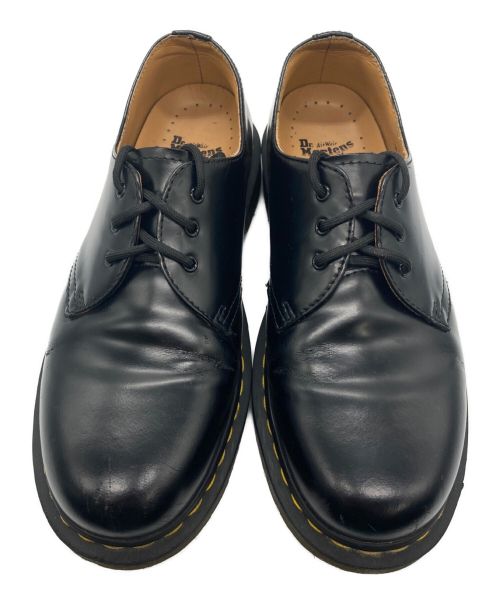 Dr.Martens（ドクターマーチン）Dr.Martens (ドクターマーチン) 3ホールシューズ ブラック×シルバー サイズ:EU41の古着・服飾アイテム