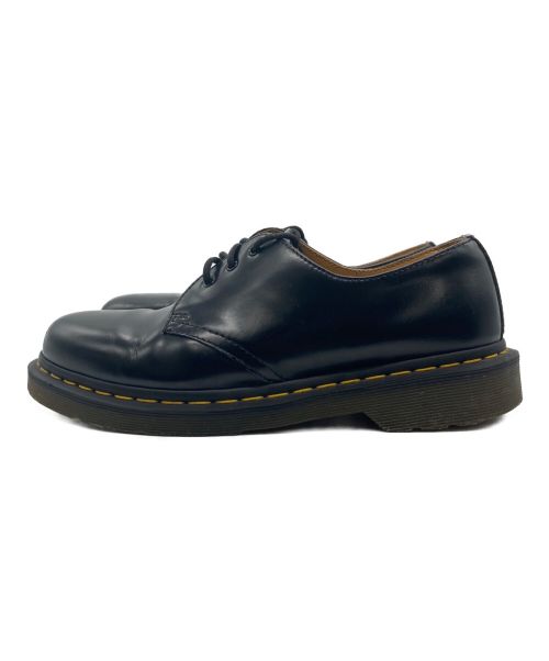 Dr.Martens（ドクターマーチン）Dr.Martens (ドクターマーチン) 3ホールシューズ ブラック×シルバー サイズ:EU41の古着・服飾アイテム