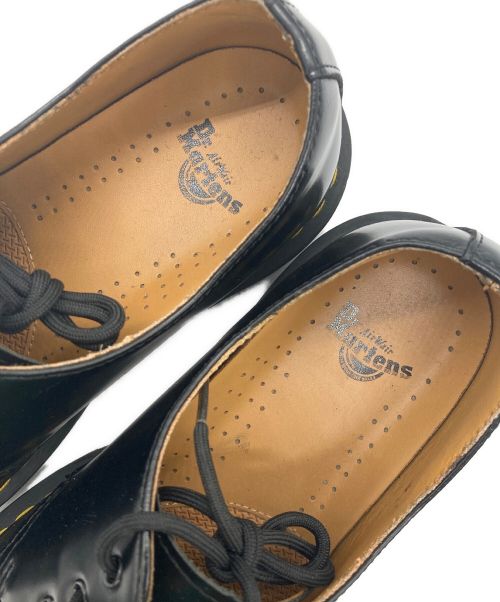 Dr.Martens（ドクターマーチン）Dr.Martens (ドクターマーチン) 3ホールシューズ ブラック×シルバー サイズ:EU41の古着・服飾アイテム